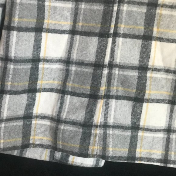 OLD NAVY SIZE X SMALL FLANNEL HOOD JACKET ZIP FRONT NW  PLAID - Picture 5 of 5